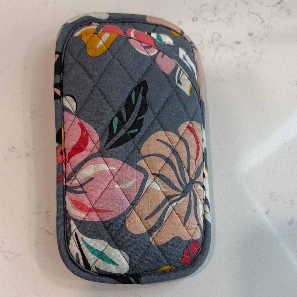 Vera Bradley double Floral Quilted Glasses Case